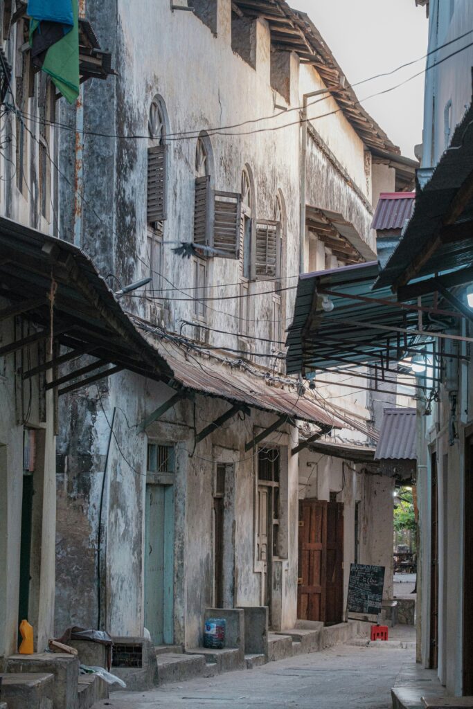 Historic Stone town in Zanzibar